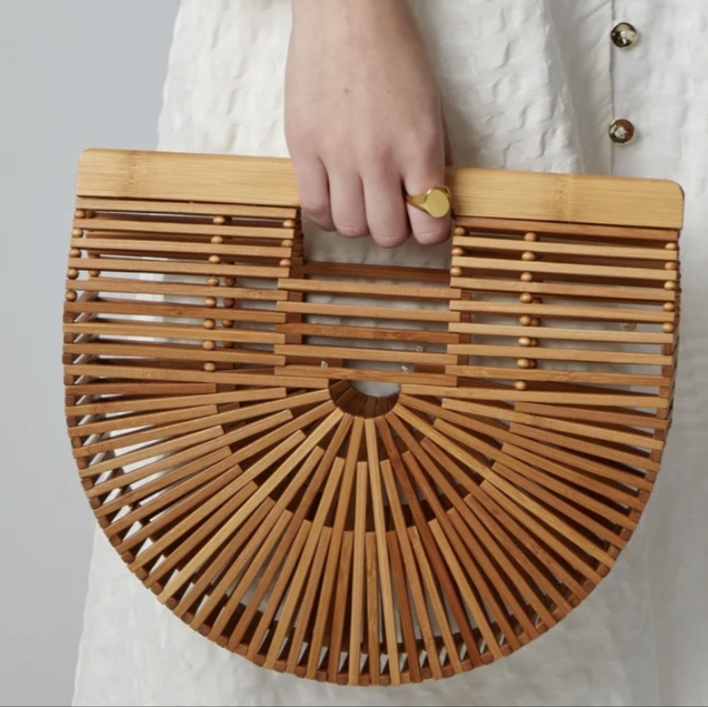 Cult Gaia Gaia's Ark Small Bamboo Bag